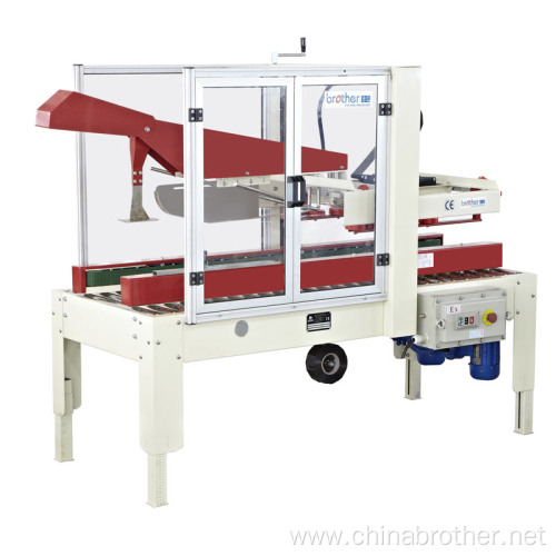 Semi Automatic Top Flap Fold Taping Carton Sealer